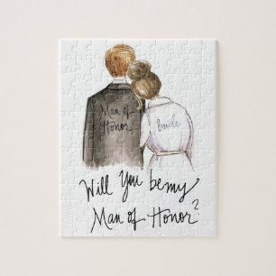 Man of Honour? Puzzle Br Bun Bride Dk Bl Man