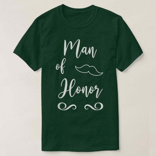 Man of Honour Wedding Matching  T-Shirt (Design Front)