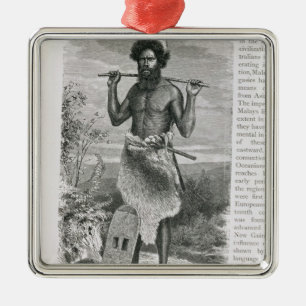 Man of New South Wales Metal Ornament