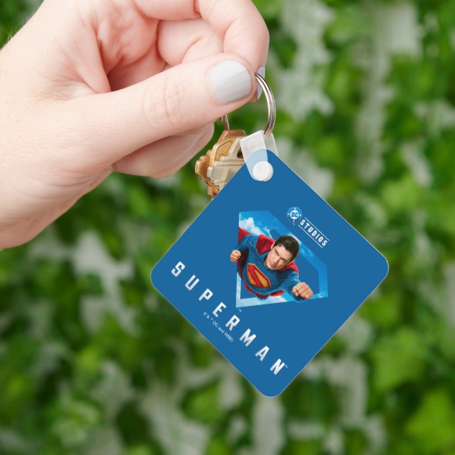 Man of Steel in Flight Key Ring (Hand)