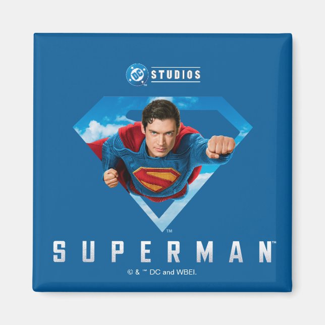 Man of Steel in Flight Magnet (Front)