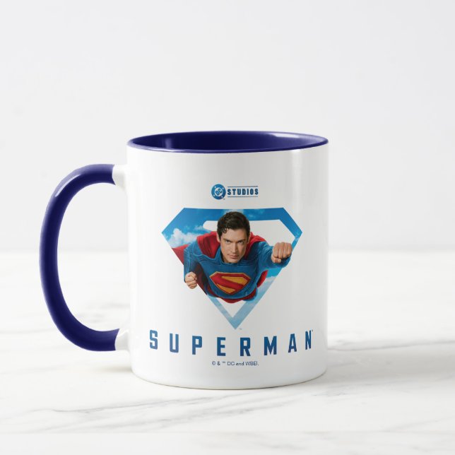Man of Steel in Flight Mug (Left)