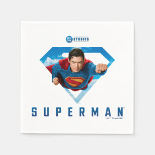 Man of Steel in Flight Napkin