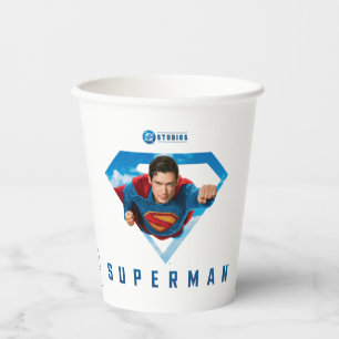Man of Steel in Flight Paper Cups