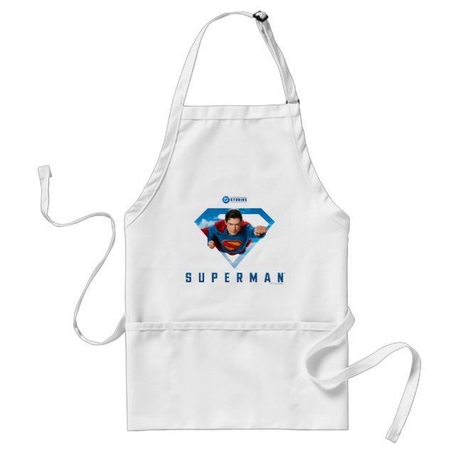 Man of Steel in Flight Standard Apron (Front)