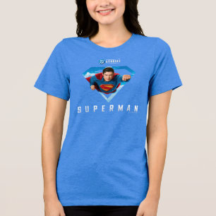 Man of Steel in Flight Tri-Blend Shirt