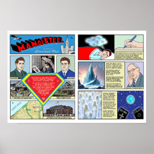 Man of Steel Poster Eerie Lake Erie Official Merch