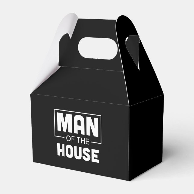 Man Of The House Favour Box (Front Side)