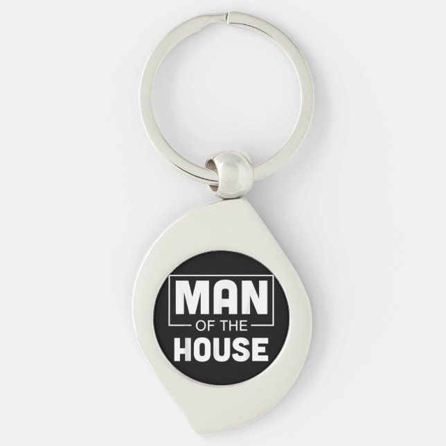 Man Of The House Key Ring (Front)
