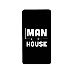 Man Of The House Label
