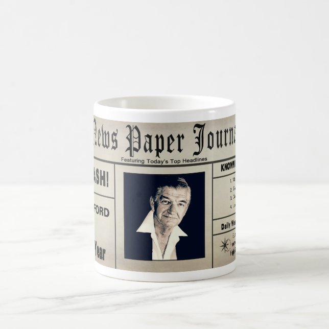 MAN OF THE YEAR MUG - NEWSPAPER - PHOTO INSERT (Center)