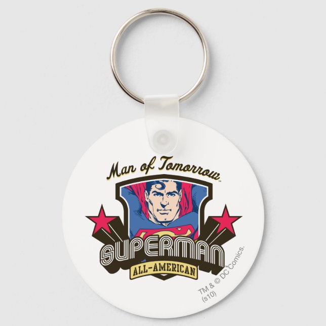 Man of Tomorrow Key Ring (Front)