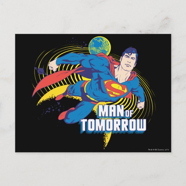 Man of Tomorrow Postcard (Front)