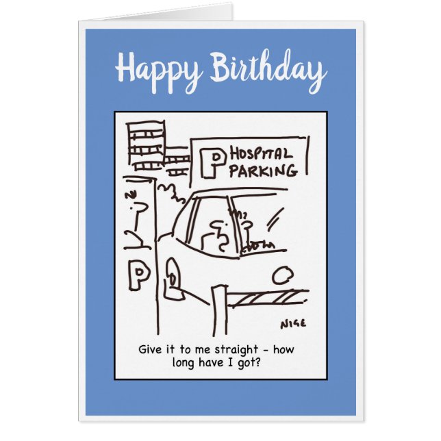 Man on a Hospital Car Park asks How Long He has (Front)