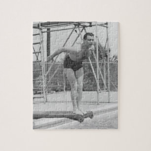 Man on Diving Board Jigsaw Puzzle