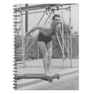 Man on Diving Board Notebook