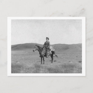 Man on Horse with Slain Antelope Photograph Postcard