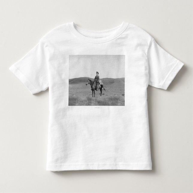 Man on Horse with Slain Antelope Photograph Toddler T-Shirt (Front)