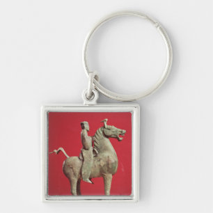 Man on horseback from Wu-wei, Kansu Key Ring