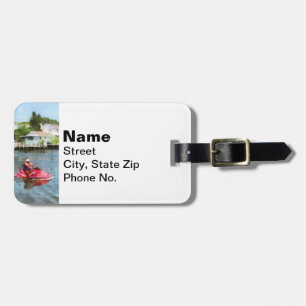 Man on Jet Ski Luggage Tag