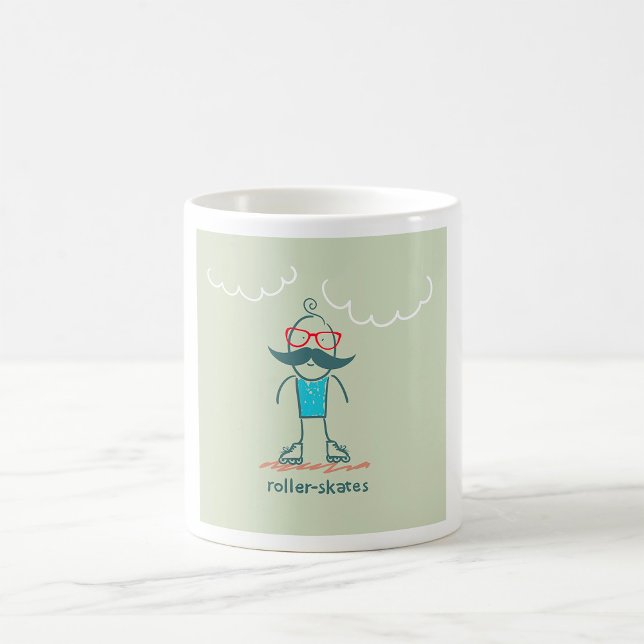 Man On Rollerskates Coffee Mug (Creator Uploaded)