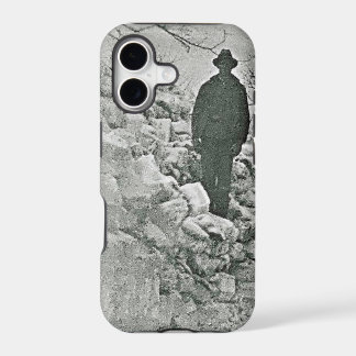 Man on snow Case-Mate iPhone case