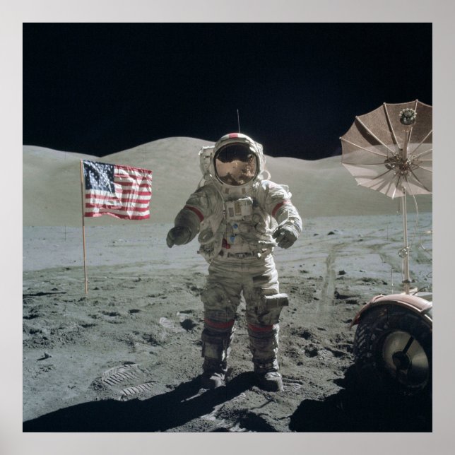 Man on the Moon Poster (Front)