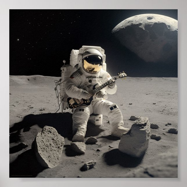 Man on the moon series poster (Front)