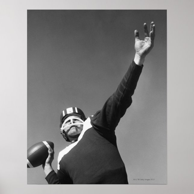 Man Playing Football 2 Poster (Front)