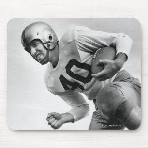 Man Playing Football 3 Mouse Pad