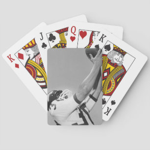 Man Playing Football Playing Cards