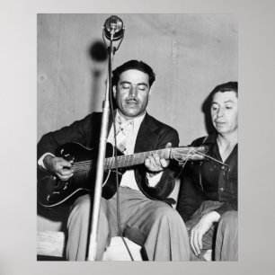 Man Playing Guitar Poster