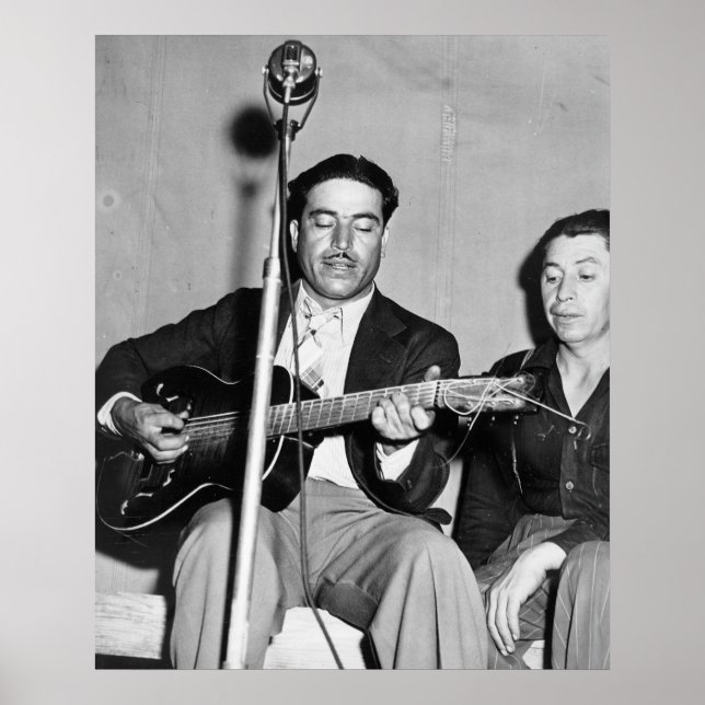 Man Playing Guitar Poster (Front)