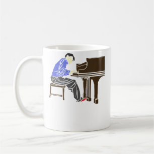 Man Playing The Piano Coffee Mug
