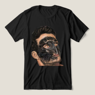 Man Raven Tri-Blend Shirt