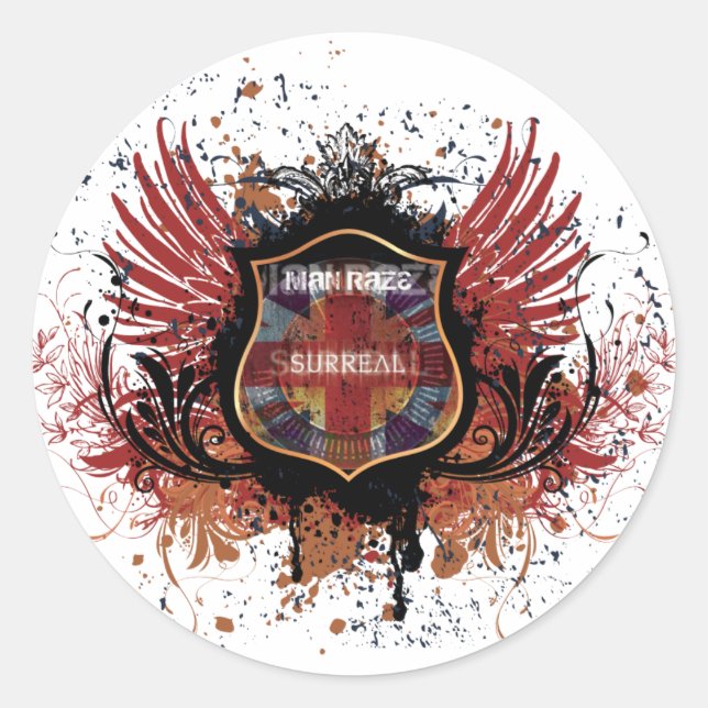 Man Raze Crest Sticker (Front)