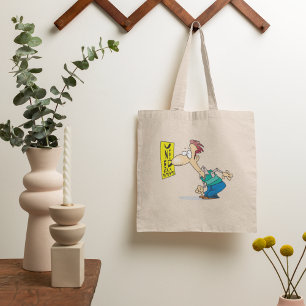 Man Reading An Eye Chart Tote Bag
