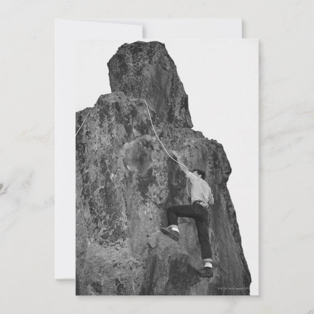 Man Rock Climbing (Front)