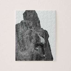 Man Rock Climbing Jigsaw Puzzle