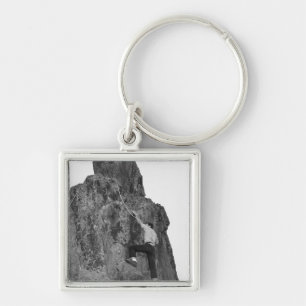 Man Rock Climbing Key Ring