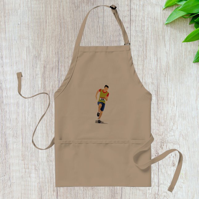 Man Running Athletics Apron (Creator Uploaded)