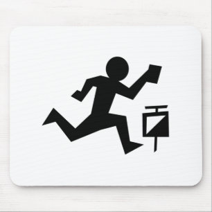 Man Running Mouse Pad