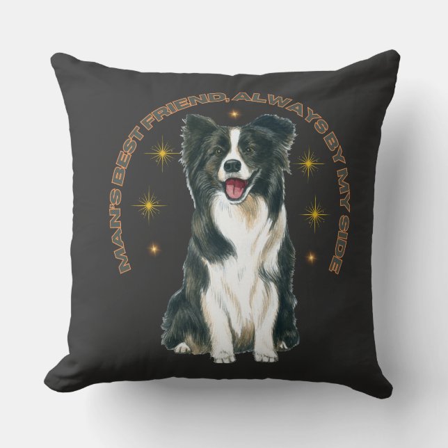 Man’s best Friend, always by my side Cushion (Front)
