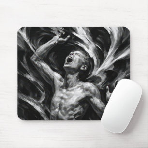 Man Screaming In Anguish Mouse Pad