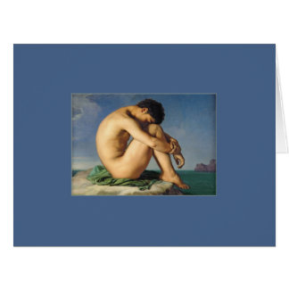 Man Seated by the Sea by Flandrin