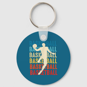 Man Shirt Basketball Player Coach Fan Basket Key Ring