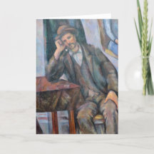 Man Smoking a Pipe - Paul Cezanne - c1893