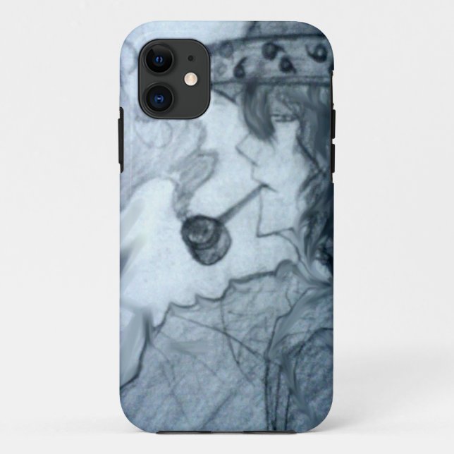 man smoking pipe manga anime Case-Mate iPhone case (Back)