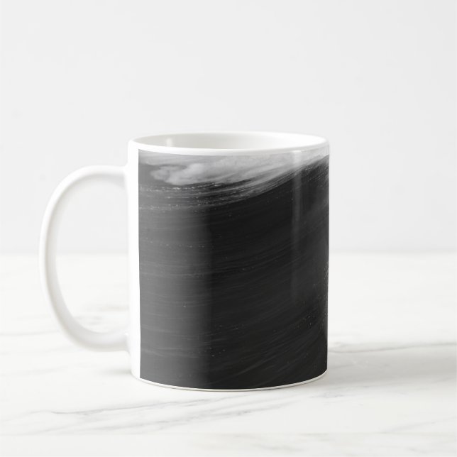 MAN SURFING ON BIG WAVES COFFEE MUG (Left)