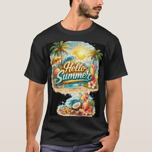 man t shirt half sleeve summer design (Front)